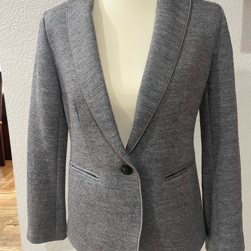 Ann Taylor Gray Blazer